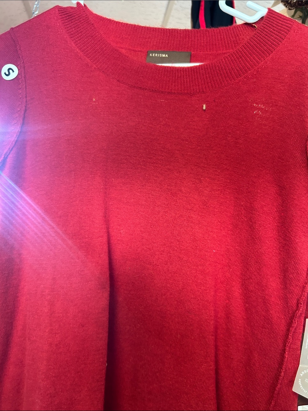 Kerisma Women's Bright Red Crewneck Sweater